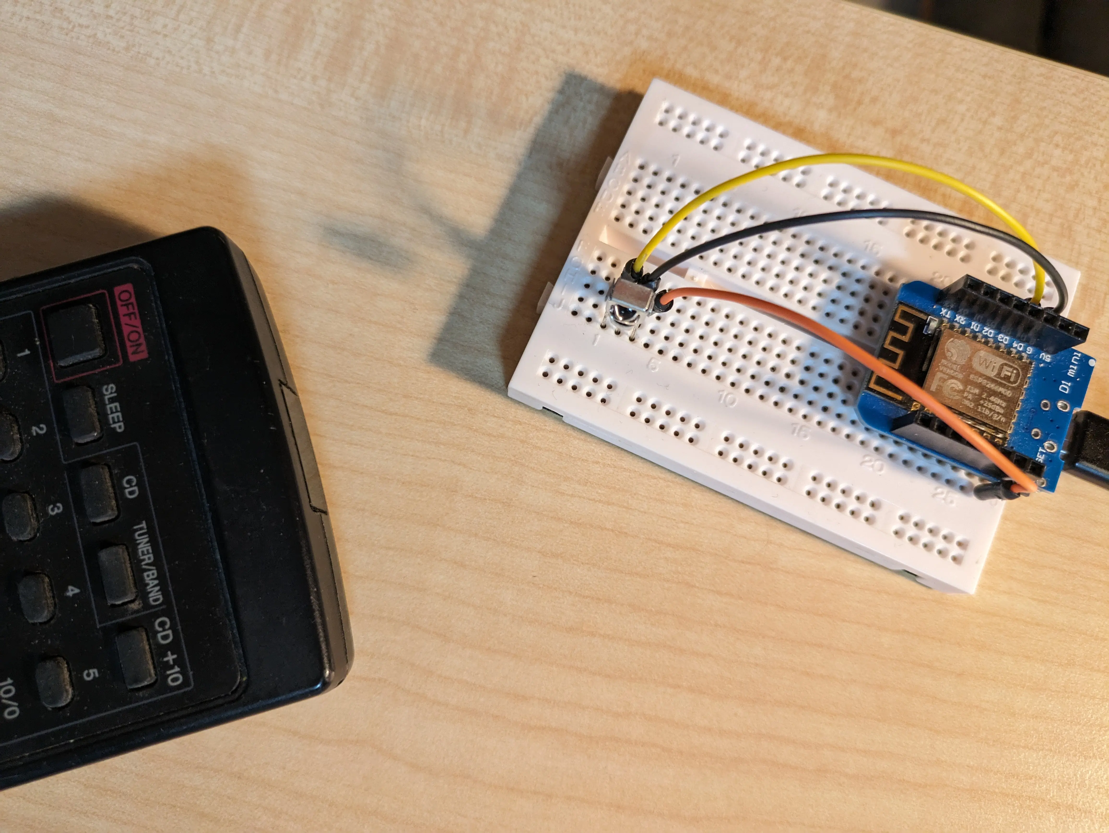 Anwendungsbeispiel ESP8266 IR-Sensor