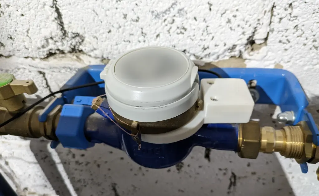 Wasseruhr Gehäuse Wasserzähler Smart Home ESP8266 HMC5883L 2