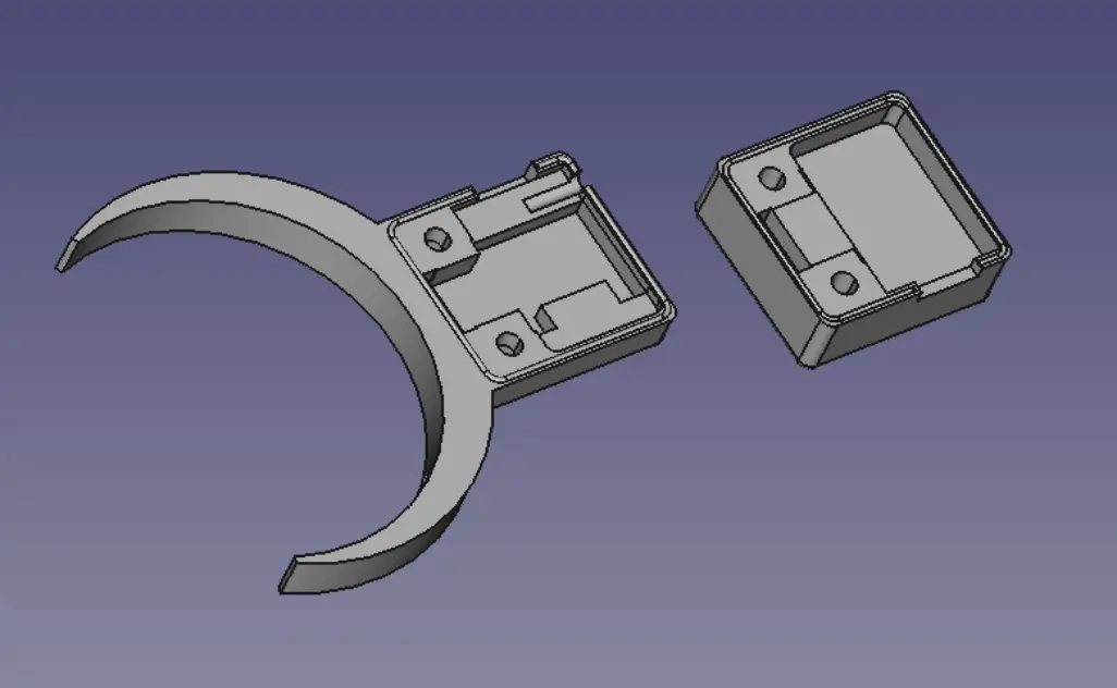 3D Modell Gehäuse Wasserzähler Smart Home ESP8266 HMC5883L 3