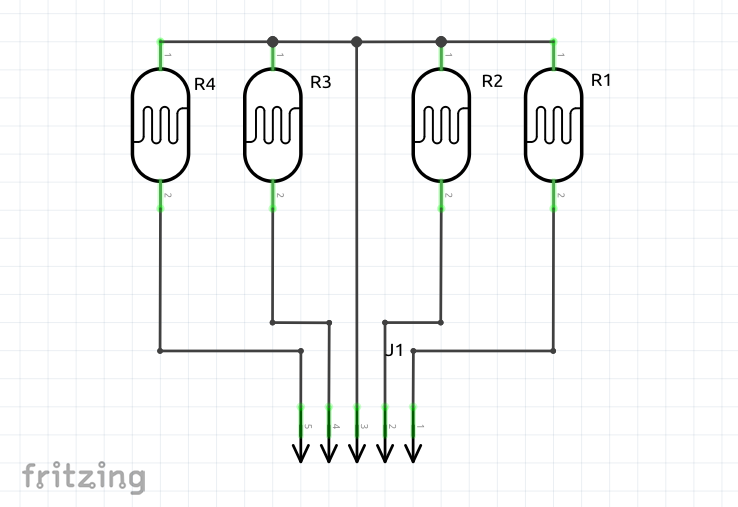 Schaltplan LDR Solartracker Sensor