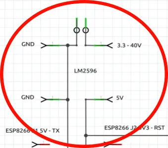 Schaltplan Spannungsversorgung Garagentor MQTT ESP8266 smart
