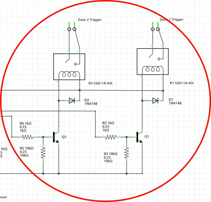 Schaltplan Transistorschaltung Relais Garagentor MQTT ESP8266 smart