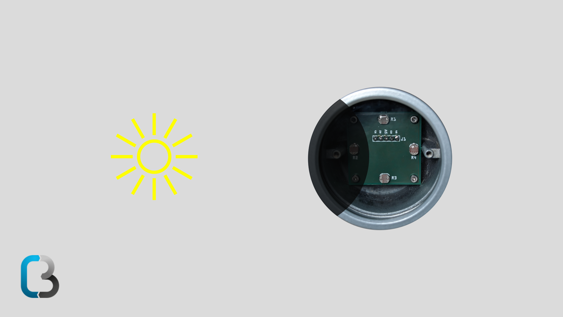 Sonne links Solartracker LDR Sensor