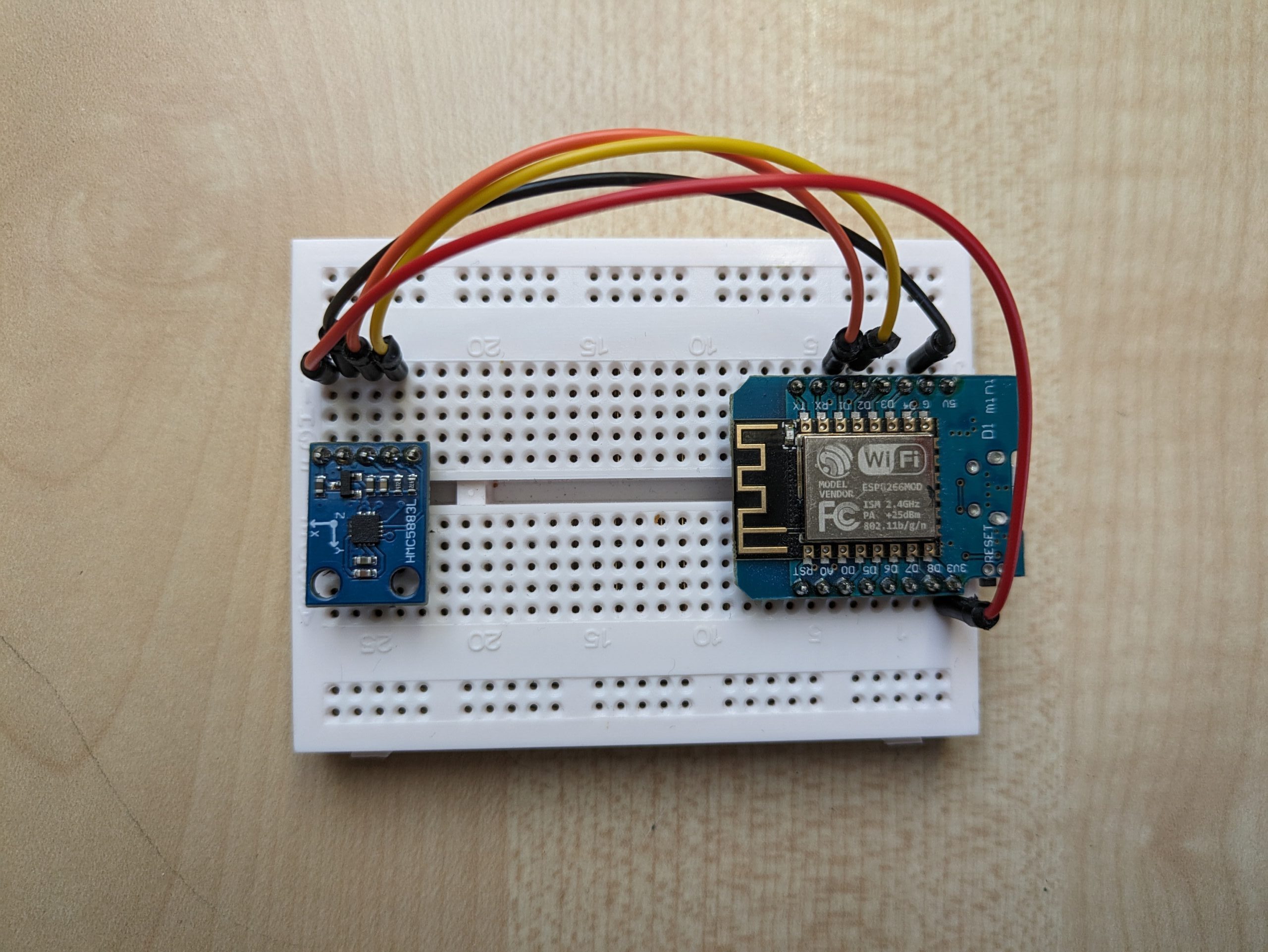 Wasserzähler magnetisch Smart Home ESP8266 HMC5883L