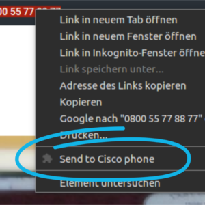 Send to Cisco Phone