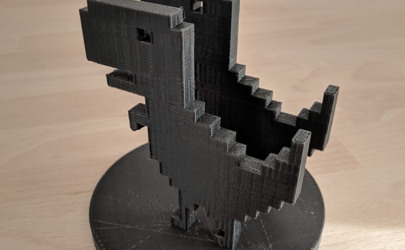 3D Druck | T-Rex Chrome Smartphone Halter